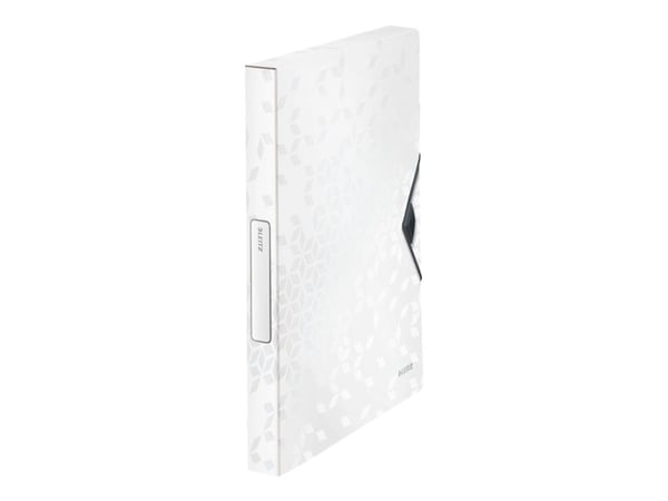 Leitz WOW - Boksfil - bokryggbredde: 30 mm - for A4 (210 x 297 mm) - kapasitet: 250 ark - hvit