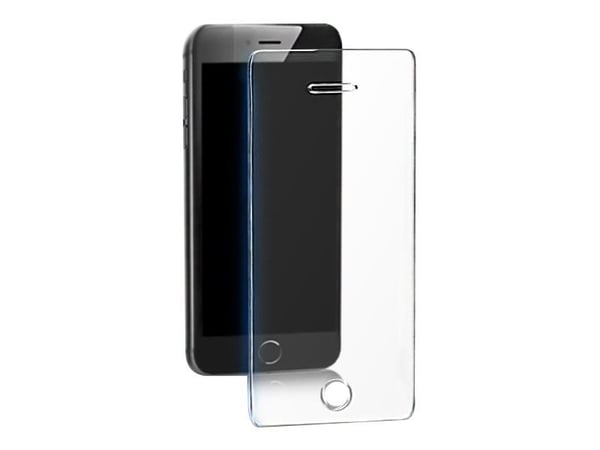Qoltec Premium - Skjermbeskyttelse for mobiltelefon - glass - gjennomsiktig - for Huawei Y6 2017