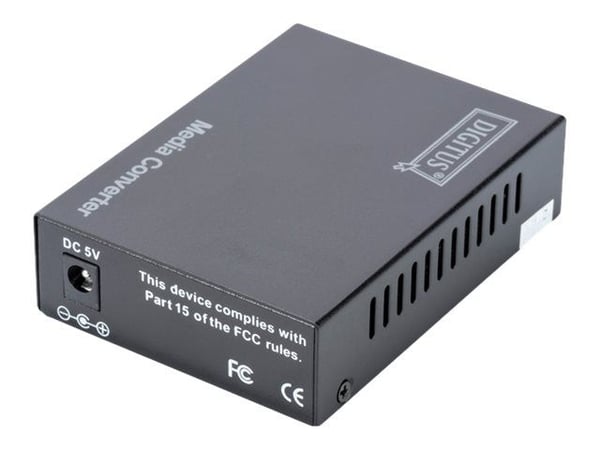 DIGITUS DN-82211 - Fibermedieomformer - 10GbE, 5GbE, 2.5GbE - 1000Base-T, 10GBase-T, 10GBase-R, 2.5GBase-T, 5GBase-T, 5GBase-R, 2.5GBase-X - RJ-45 ...
