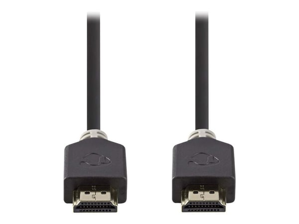 Nedis HDMI™-kaapeli | HDMI™-pistoke | HDMI™-pistoke | 8K@60Hz | eARC | Kullatut | 2,00 m | PVC | Antrasiitti | Pakkaus, jossa on katseluikkuna