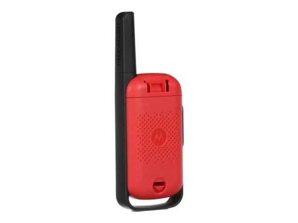 Motorola Talkabout T42 - Bærbar - toveis radio - PMR - 446 MHz - 16-kanalers - svart og rød (en pakke 2)
