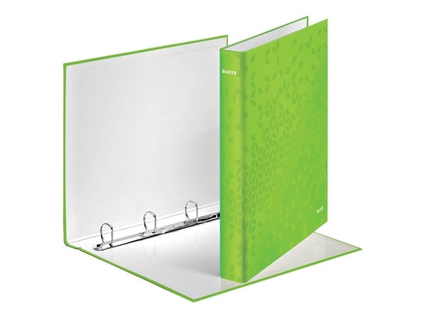 Rengaskansiot Leitz WOW A4+ 4DR/25mm vihreä - (10 kpl)