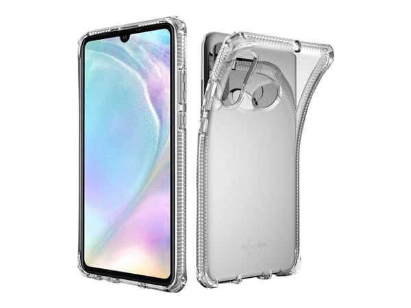 ITSKINS Spectrum Clear - Baksidedeksel for mobiltelefon - termoplast-polyuretan (TPU) - gjennomsiktig - for Huawei P30 lite, P30 lite New Edition