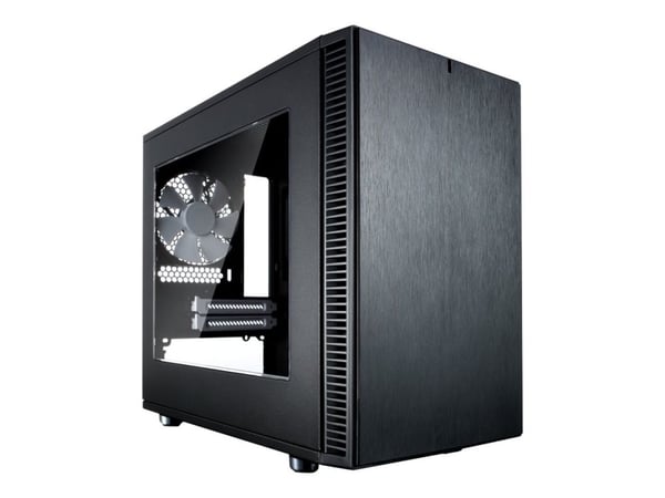 Fractal Design Define Nano S - Window - Tower - ITX - sidepanel med vindu - ingen strømforsyning (ATX) - svart - USB/lyd