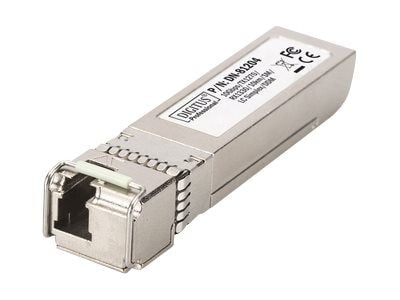 DIGITUS Professional DN-81204 - SFP+ sändar/mottagarmodul - 10GbE - LC enkelläge - upp till 10 km - 1270 (TX) / 1330 (RX) nm