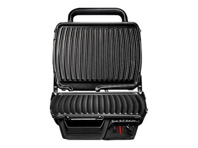 Tefal UltraCompact 600 Comfort - Grill - elektrisk - 600 kvadratcentimeter - rustfritt stål / svart