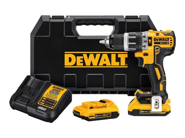 DeWALT DCD796D2-QW - Vasaraporakone/porakone - akkuporakone - 2-nopeuksinen - avaimeton porakärry 13 mm - 70 N-m - 2 akkua - 18 V