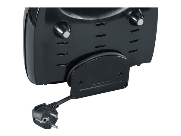 SEVERIN SA 2969 - Sandwichmaskin - 600 W - børstet rustfritt stål / svart