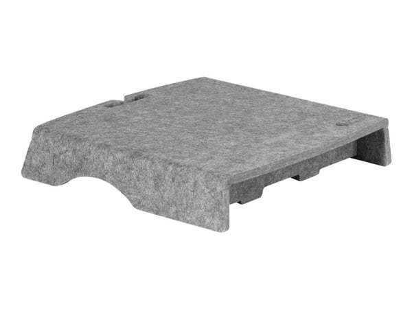 BakkerElkhuizen Q-Riser 50 Circular, Fritstående, 61 cm (24"), Grå
