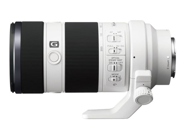 Sony SEL70200G - Telezoomobjektiv - 70 mm - 200 mm - f/4.0 G OSS - Sony E-mount - för Cinema Line; a VLOGCAM; a1; a1 II; a6700; a7 IV; a7 V; a7C; a...