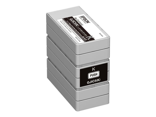Epson GJIC5(K): Ink cartridge for ColorWorks C831 and GP-M831 (Black), Väriainepohjainen muste, 1 kpl