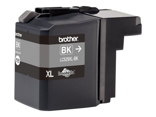 Brother LC529XL-BK, Erittäin (Super) korkea värintuotto, Musta, Väriainepohjainen muste, 2400 sivua