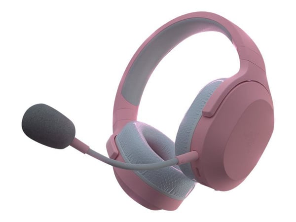 Razer Barracuda X - Hodesett - full størrelse - Bluetooth / 2,4 GHz radiofrekvens - trådløs, kablet - 3,5 mm jakk, USB-C - lydisolerende - kvarts