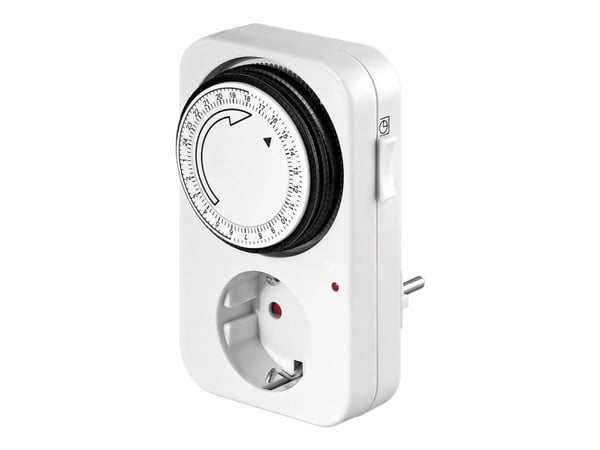 goobay Analoginen ajastin - Automatisk strøm kontakt - AC 230 V - hvid