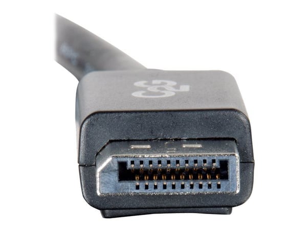C2G 35ft DisplayPort Cable with Latches - M/M - DisplayPort-kabel - DisplayPort (hann) til DisplayPort (hann) - 10.66 m - låst - svart