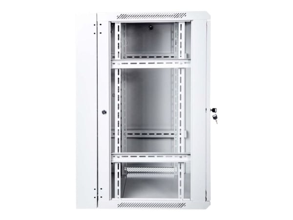 DIGITUS Professional DN-WD19 18U/600 - Skap - veggmonterbar - grå, RAL 7035 - 18U - 19"