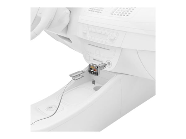 Hama - Bluetooth håndfri / FM-sender / lader for mobiltelefon, nettbrett - sølv
