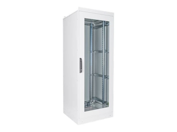 DIGITUS Professional DN-19 42U-I-8/8-1 - Rack skåp - ljusgrå, RAL 7035 - 42U - 19"