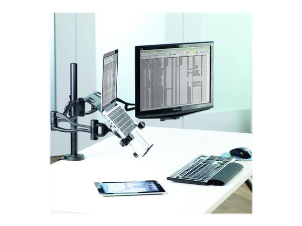 Fellowes Professional Series Laptop Accessory Arm - Monteringskomponent (laptophylle, skjermplate) - for skjerm / notebook - armmonterbar