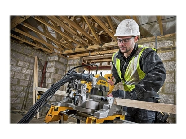 DeWALT DWS777-QS - Skjutbar förenad geringssåg - 1800 W - 216 mm
