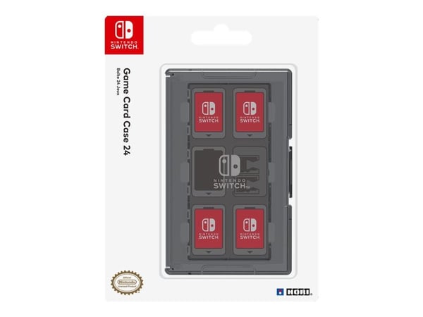 HORI - Eske for spillepatron - 24 spillpatroner - svart - for Nintendo Switch
