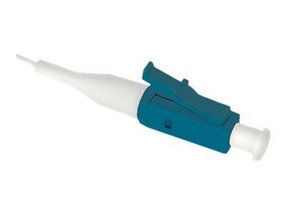 Qoltec - Rottehale - LC/UPC enkelttilstand (han) til LC/UPC enkelttilstand (han) - 3 m. - fiberoptik - 9 / 125 micron - G.652D - halogenfri - hvid