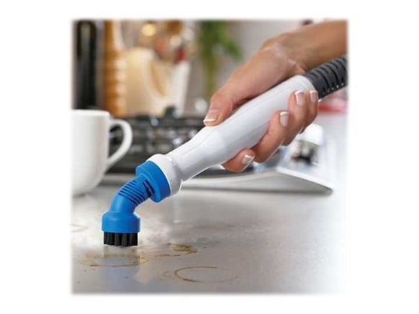 BLACK+DECKER FSMH1351SM - Damprenser - pinne - hvit/turkis