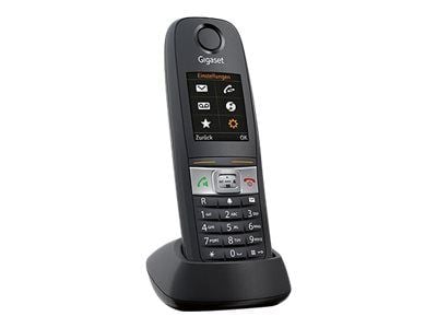 Gigaset E630HX - Trådløst ekstra håndsett med anrops-ID - DECT\GAP - SIP, RTP - svart