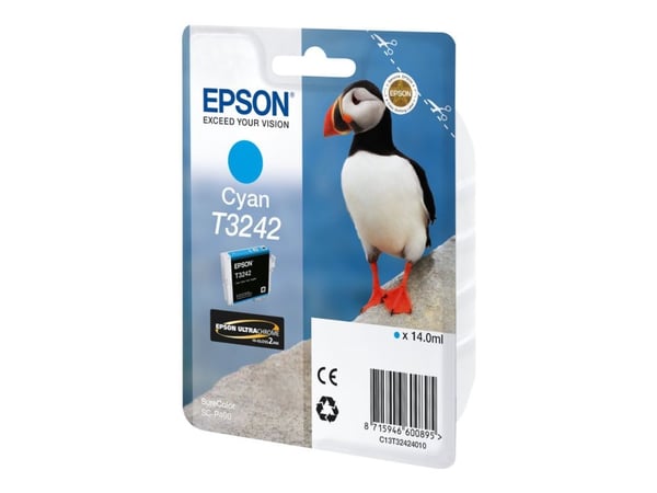 Epson SureColor T3242 Cyan, 14 ml, 980 sivua, 1 kpl
