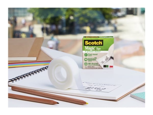 Scotch Magic A greener choice - Kontortape - 19 mm x 33 m - naturfiber (en pakke 9)