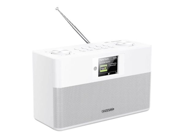 Kenwood CR-ST80DAB DAB-radioradio Hvid