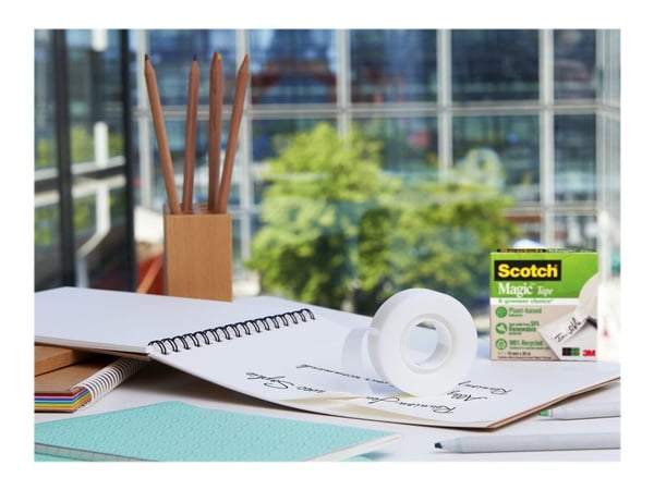Scotch Magic A greener choice - Kontortape - 19 mm x 33 m - naturfiber (en pakke 9)