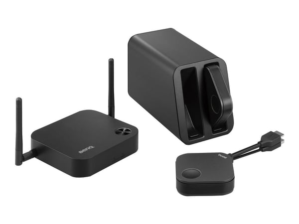 Benq InstaShow WDC10, Työpöytä, Musta, 1920 x 1080 pikseliä, 1080p, Ulkoinen, Wi-Fi 5 (802.11ac)
