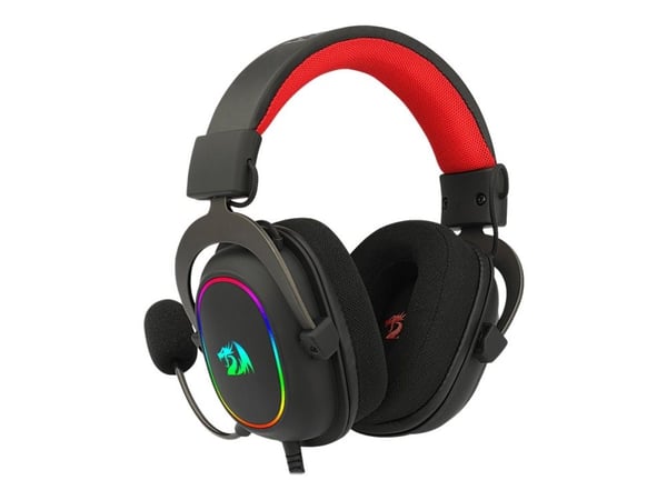 Redragon H510 Zeus-X RGB - pelikuulokkeet - täysikokoiset kuulokkeet - langalliset - langalliset kuulokkeet