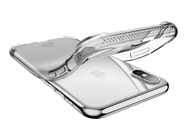 ITSKINS NANO // GEL Zero Gel - Baksidedeksel for mobiltelefon - Impacthane - gjennomsiktig - 6.5" - for Apple iPhone XS Max