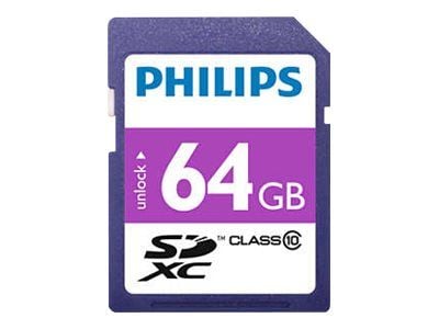 Philips FM64SD55B - Flash-minneskort - 64 GB - Class 10 - SDXC