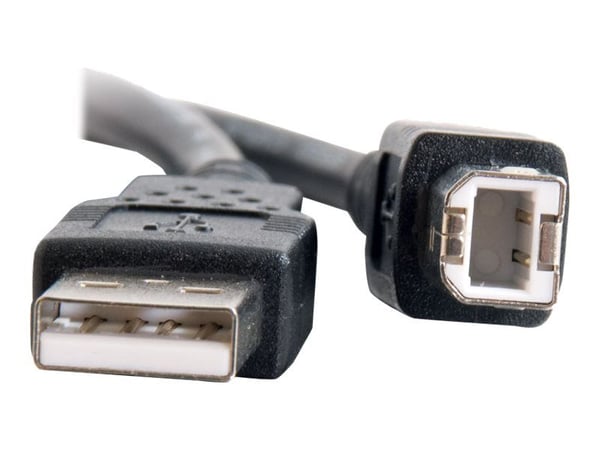 C2G 3.3ft USB A to USB B Cable - USB A to B Cable - USB 2.0 - Black - M/M - USB-kabel - USB (hann) til USB-type B (hann) - USB 2.0 - 1 m - svart