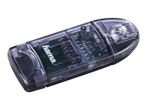 Hama - Kortläsare (SD, microSD, SDHC, microSDHC, SDXC, microSDXC) - USB 3.0