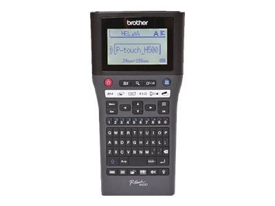 Brother P-Touch PT-H500 - Etikettmaker - S/H - termotransfer - Rull (2,4 cm) - 180 dpi - inntil 20 mm/sek - USB 2.0 - kutter - 7-linjers utskrift