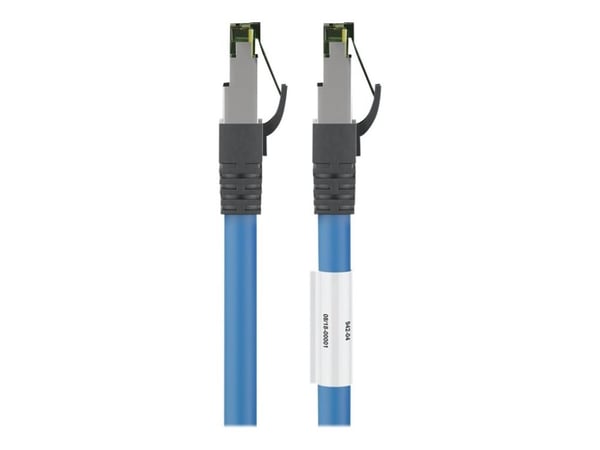 goobay - Koblingskabel - RJ-45 (hann) til RJ-45 (hann) - 3 m - SFTP, PiMF - CAT 8.1 - formstøpt - blå