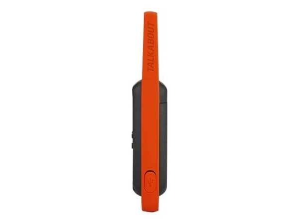 Motorola Talkabout T82 - Bærbar - toveis radio - PMR - 446 MHz - 16-kanalers - svart, oransje (en pakke 2)