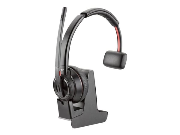 Poly Savi 8200 Series W8210 Spare - Hodesett - on-ear - DECT - trådløs - aktiv støydemping - med ladeholder
