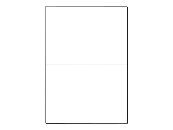 Sigel LP202 - Perforert - hvit - A5 (148 x 210 mm) - 80 g/m² - 200 etikett(er) (100 ark x 2) vanlig papir