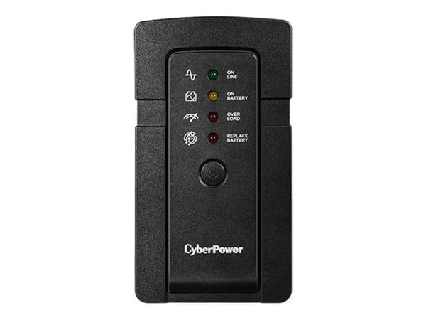 CyberPower RT650EI - UPS - AC 230 V - 400 watt - 650 VA - RS-232, USB - utgangskontakter: 4 - svart