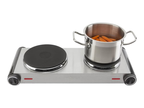 Tristar KP-6248 - Elektrisk varmeplate - 2.5 kW - rustfritt stål