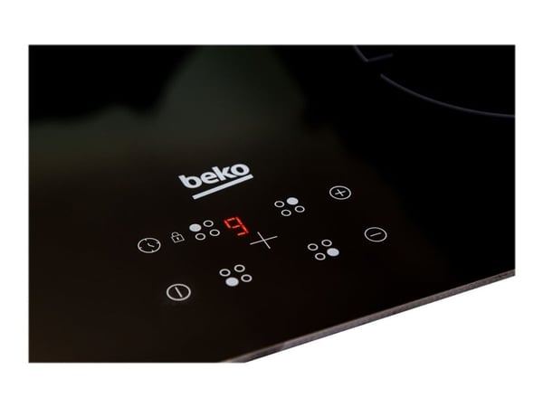 Beko HII64400MT - Induksjonskomfyrtopp - 4 plater - Nisje - bredde: 56 cm - dybde: 49 cm - svart