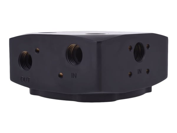 Alphacool Eisdecke D5 - Liquid cooling system pump top - mørkesvart