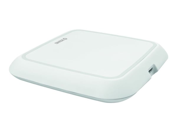 ZENS Single Fast Wireless Charger - Trådløs ladematte - 10 watt - FC - hvit