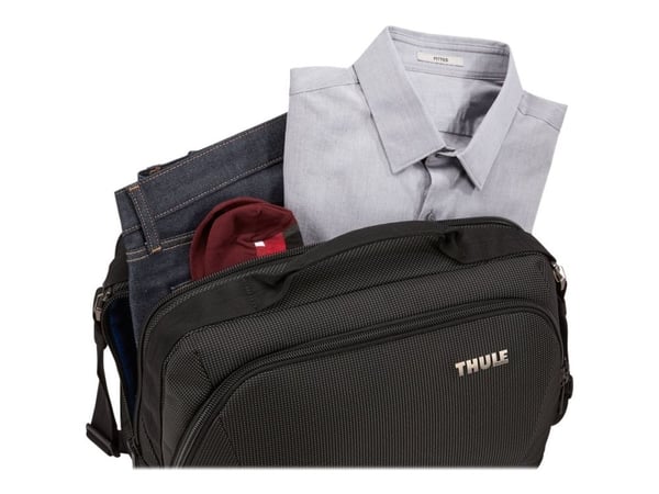 Thule Crossover 2 C2BB-115 Black, Musta, Black, 39,6 cm (15.6"), Takatasku, Etutasku, Verkkotasku, Vetoketju