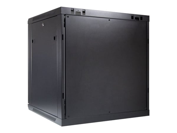 Inter-Tech SMA-6612 - Skap - veggmonterbar - svart, RAL 9005 - 12U - 19"